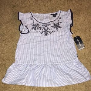 Nautica Girls Sleeveless Blouse NWT Size 5
